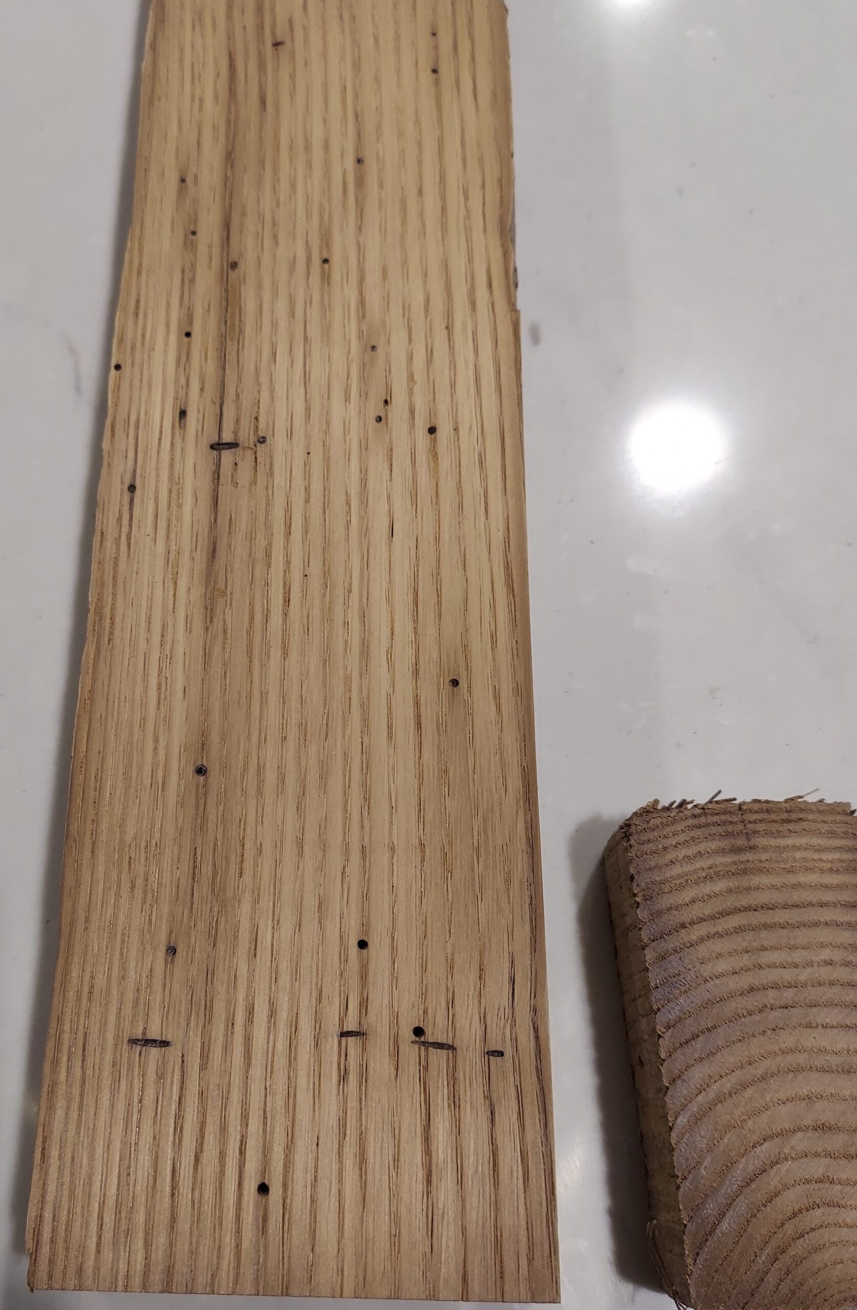 2” American Wormy Chestnut Wood Boards 2” thick / Dimensional Lumber - -  boardandlog